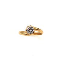 Ring Woman in Gold Zircone ANOR-66-286